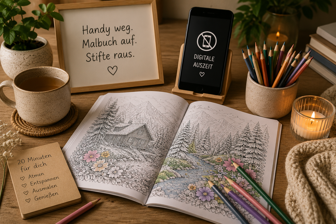 Ausmalen statt Scrollen: Eine kreative Pause vom Bildschirm