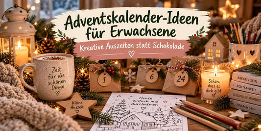 Adventskalender-Ideen für Erwachsene mit kreativen Auszeiten statt Schokolade