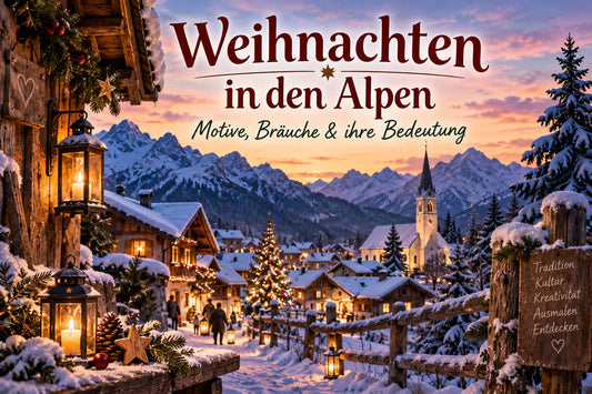 Weihnachten in den Alpen – winterliche Motive und Weihnachtsbräuche