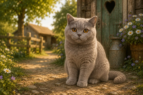 Gögö, die Britisch-Kurzhaar-Katze aus Mikas Buchwelt